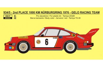 Transkit – Porsche 934/5 - 1976 Nürburgring 1000km #6 - GELO racing team